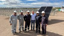 Las obras ya entró en una segunda etapa con la colocación de los paneles solares. Las obras ya entró en una segunda etapa con la colocación de los paneles solares.