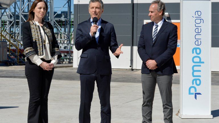 Macri estuvo acompañado por la gobernadora de Buenos Aires.