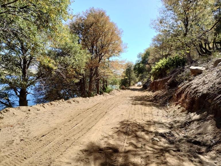 El norte neuquino presenta un paisaje maravilloso en la zona de frontera.