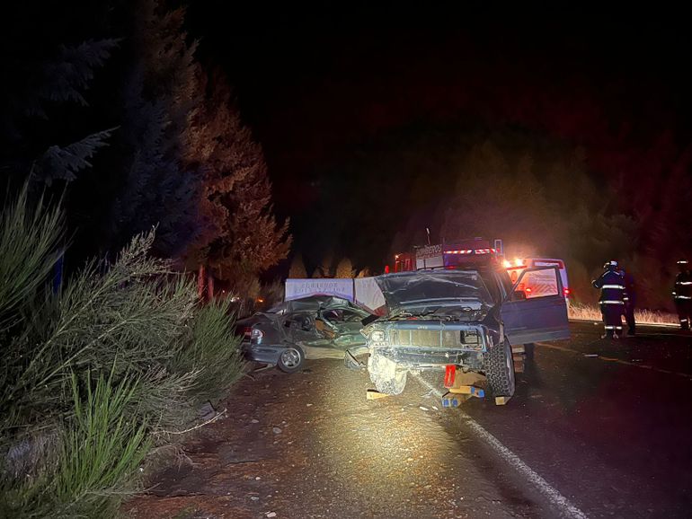 El violento choque en Ruta 40
