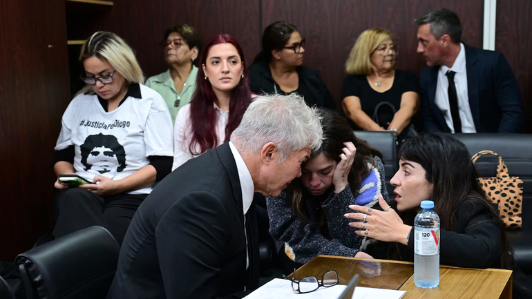 Fernando Burlando junto a Dalma y Gianinna Fernando Burlando junto a Dalma y Gianinna