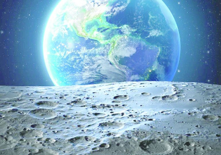 Un estudio indica que el polvo lunar le daría sombra a la Tierra. Un estudio indica que el polvo lunar le daría sombra a la Tierra.