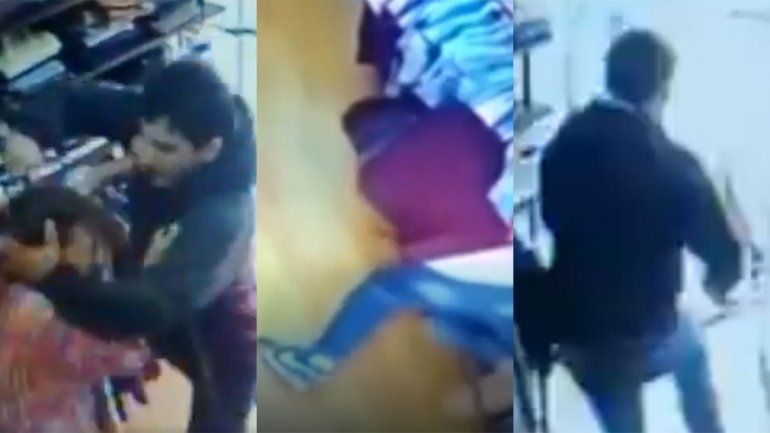 Video: intento de femicidio quedó captado por cámaras de seguridad