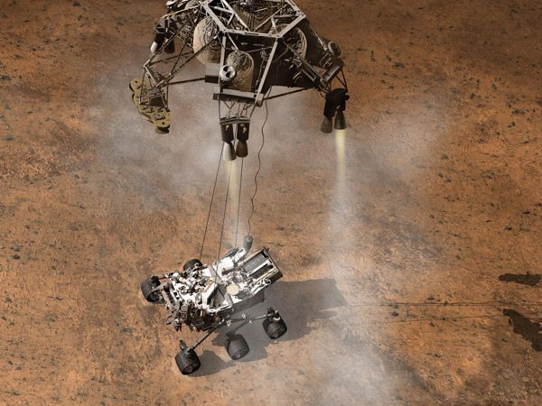 Curiosity, el robot más sofisticado de la NASA, llegó a Marte