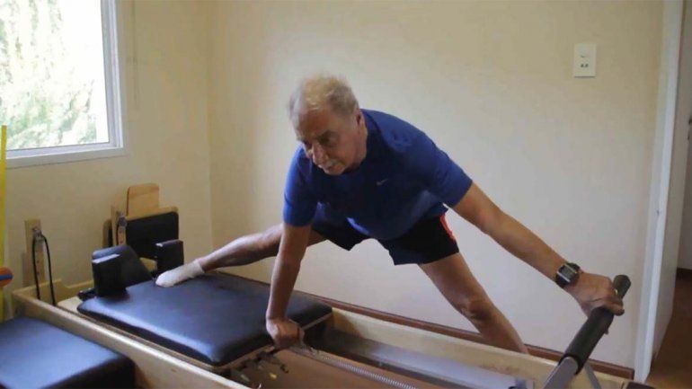 Sobisch compartió en redes su método para ponerse en forma