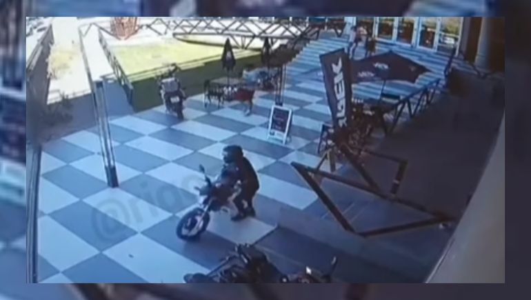 El robo de la moto en un gimnasio del Alto neuquino
