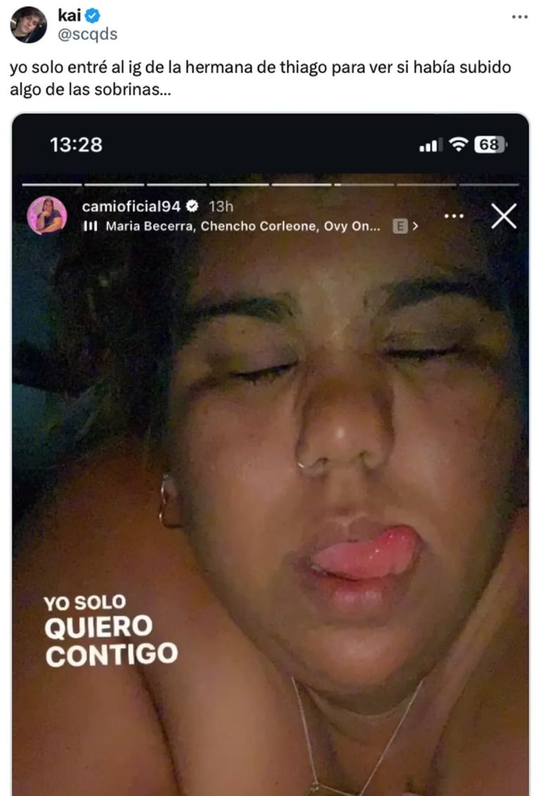 Camila, la hermana de Thiago Medida, se hizo viral Camila, la hermana de Thiago Medida, se hizo viral