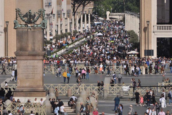 Desde todo el mundo llegan fieles al Vaticano / Fotos Gentileza