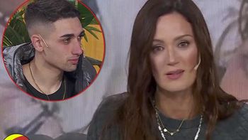 Paula Chaves y Nahuel, el motoquero que la salvó con Filippa. Paula Chaves y Nahuel, el motoquero que la salvó con Filippa.
