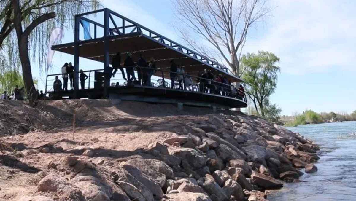 Conocé todos los nuevos espacios recreativos a la orilla del río Limay