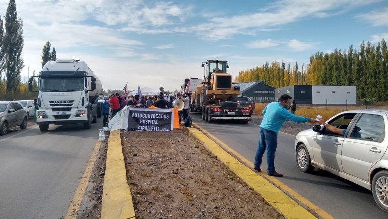 Salud de Río Negro reclama en el tercer puente y hay cortes intermitentes