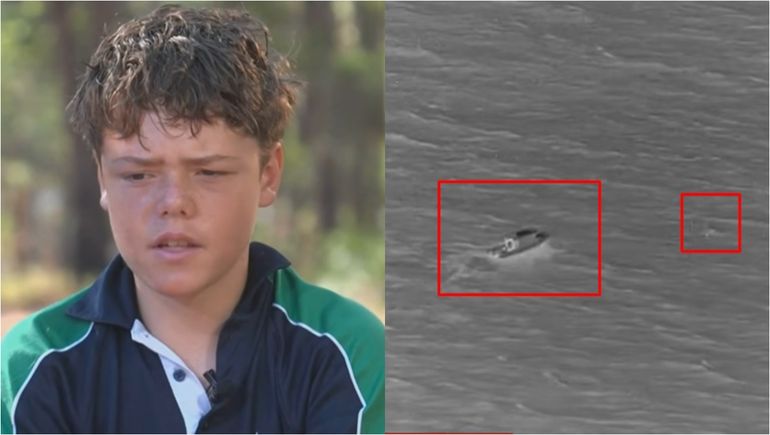 Tiene 13 años y nadó durante horas en el mar para salvar a su familia en Australia.