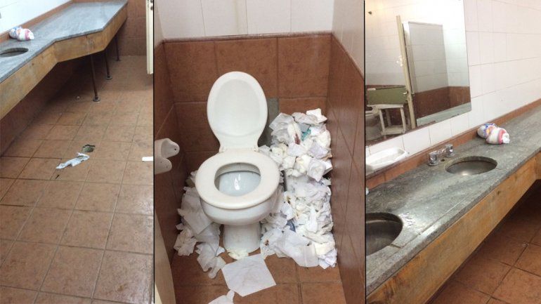 Un asco: denuncian estado deplorable de los baños en Pino Hachado