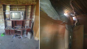 recuperaron su casa, pero no les dejaron ni el inodoro recuperaron su casa, pero no les dejaron ni el inodoro