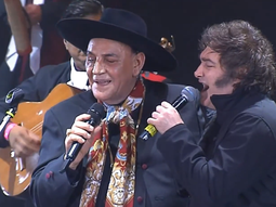 Javier Milei y el Chaqueño Palavecino en Jesús María Javier Milei y el Chaqueño Palavecino en Jesús María