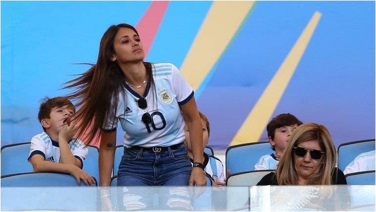 La cartera violeta de Antonela Roccuzzo que enloqueció a todos