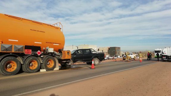 Empezó el simulacro de emergencia sobre la Ruta 7