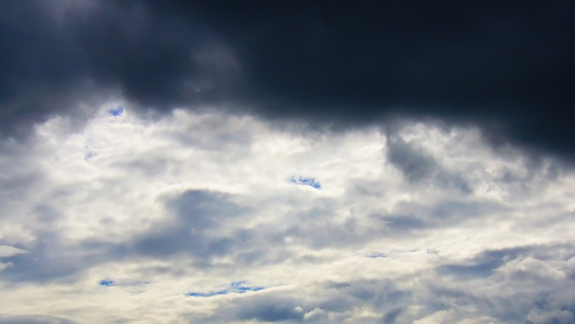 Comenzaron a formarse las tormentas con ocasional granizo en la región