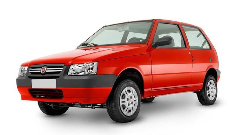 El Fiat uno clásico. El Fiat uno clásico.