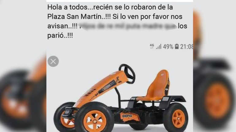 Sin códigos: alquiló un karting en Cutral Co, se fue a dar una vuelta y no volvió más