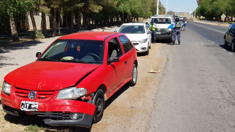 Choque en Ruta 7: una embarazada terminó en el hospital