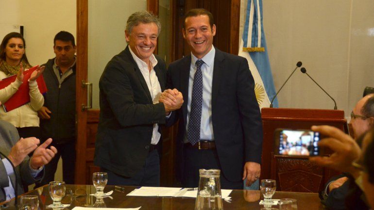 El gobernador Gutiérrez y el ministro Cabrera celebraron la amistosa relación entre la Provincia y la Nación.