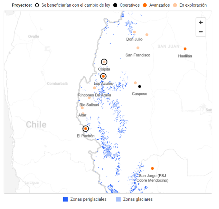 Gobierno Milei propone proteger glaciares solo con 