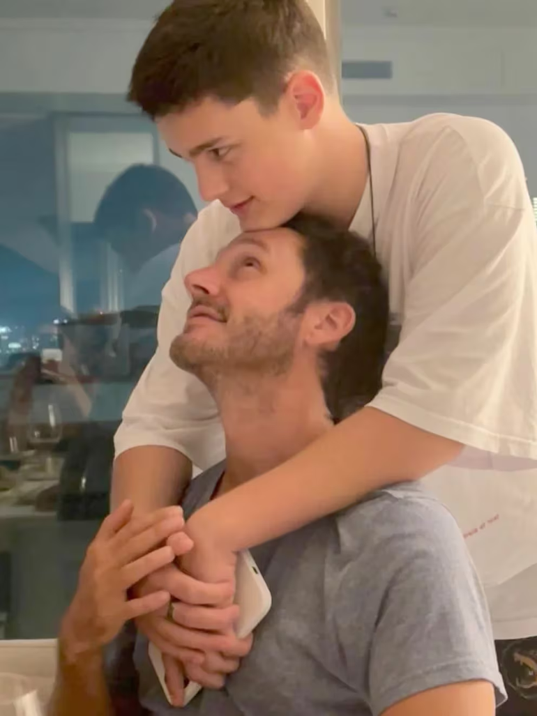 Benjamín Vicuña y su hijo Bautista Benjamín Vicuña y su hijo Bautista