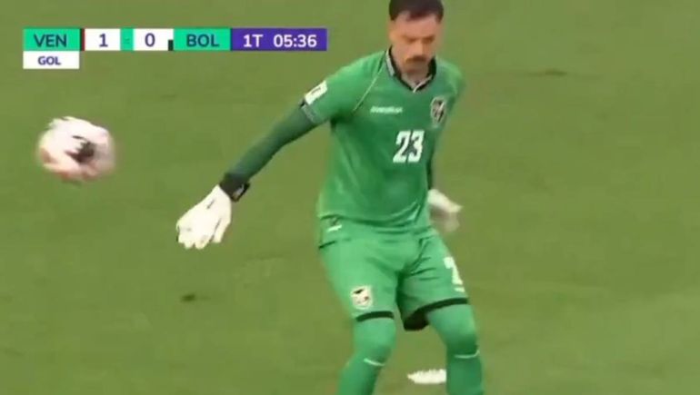 Video: el polémico gol en contra del arquero de Bolivia que podría dejarlo fuera del Mundial