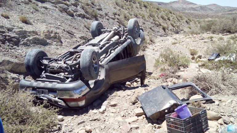 Tres jóvenes graves tras un accidente en Chos Malal