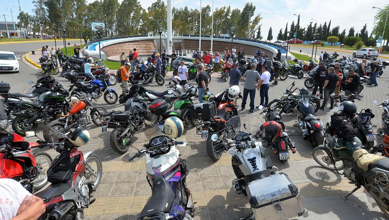 En fotos as fue la caravana de motociclistas que reclam seguridad