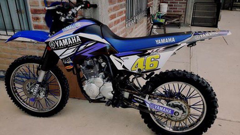 La Yamaha 250 que le robaron al joven cuando pretendía venderla.