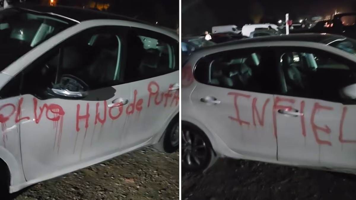 El mensaje se robó las miradas en la noche de Halloween.