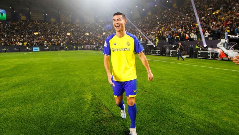 Cristiano Ronaldo anotó por duplicado en el clásico de Arabia Saudita.