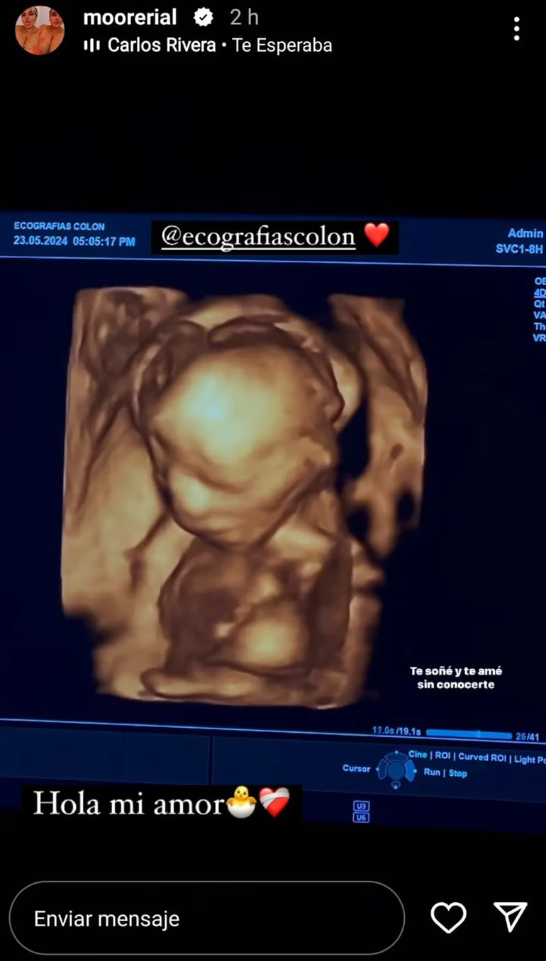 El posteo de Morena Rial. El posteo de Morena Rial.