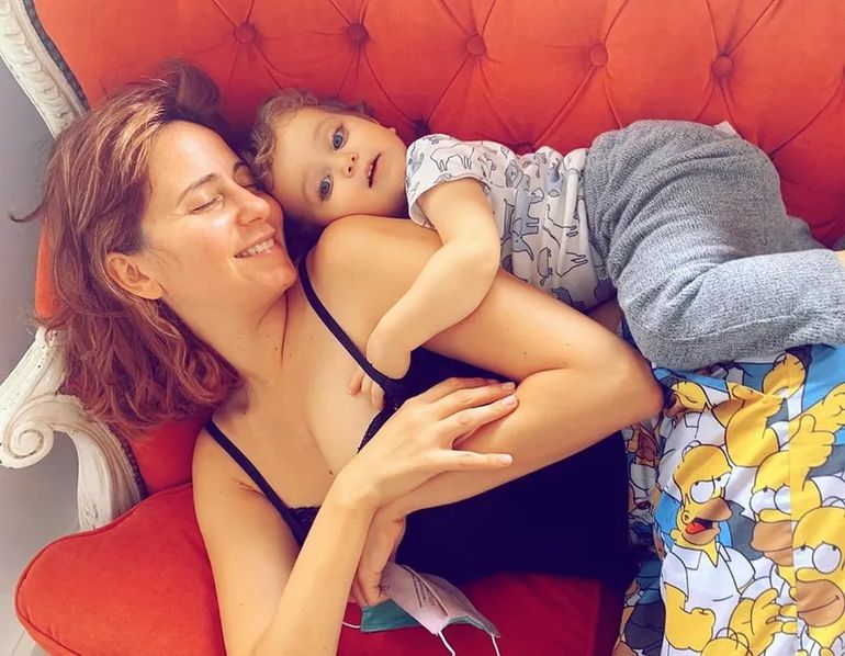 La actriz también es mamá de Antonio, que ya tiene dos años.