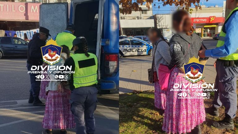 Las mujeres fueron demoradas por la Policía tras el robo / Foto Prensa Policía&nbsp;