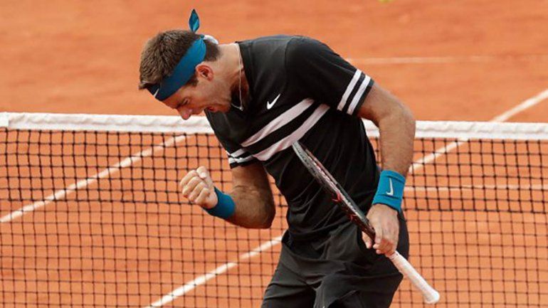 Del Potro sigue avanzando en Roland Garros, Zeballos quedó eliminado