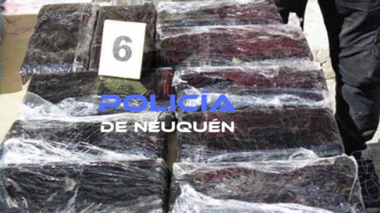 Secuestran 38 kilos de marihuana que venían a Neuquén