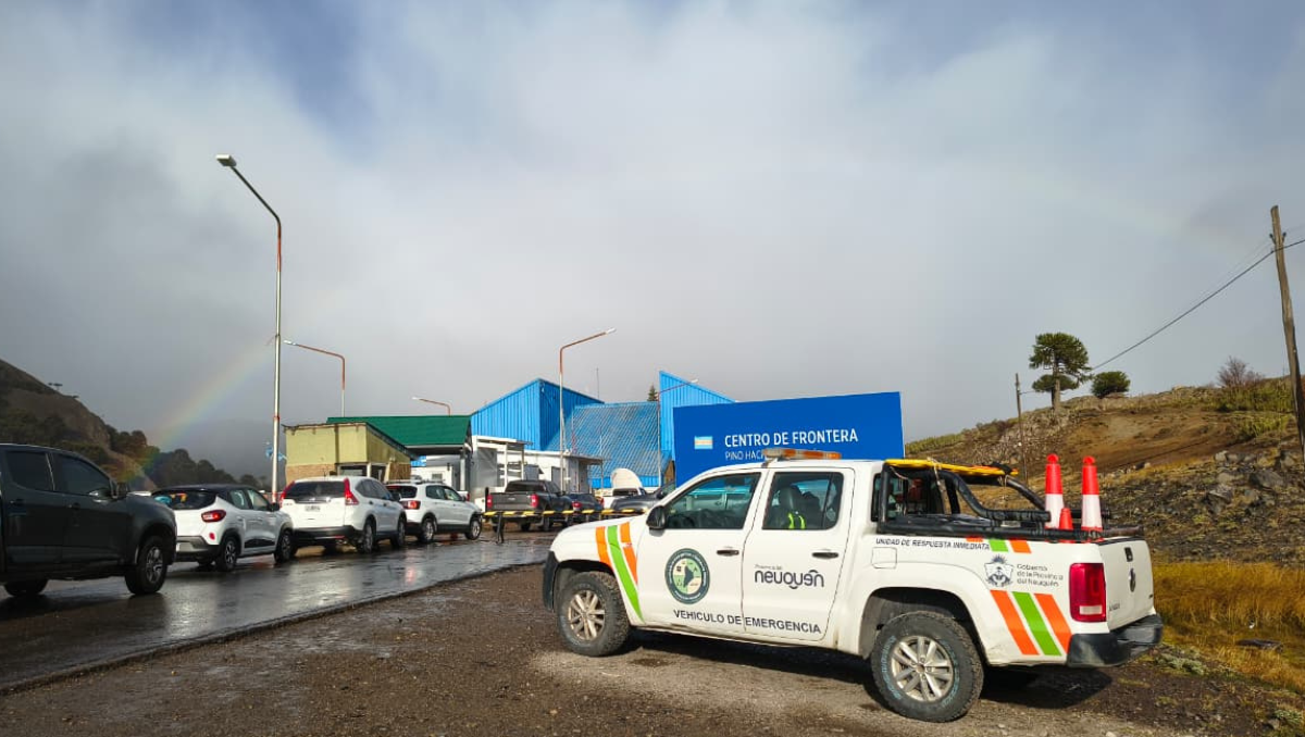 El camionero chileno buscó pasar con la mercadería sin declarar por el paso de Pino Hachado.