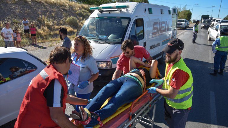 Por un control, bajó la velocidad y provocó un choque en cadena