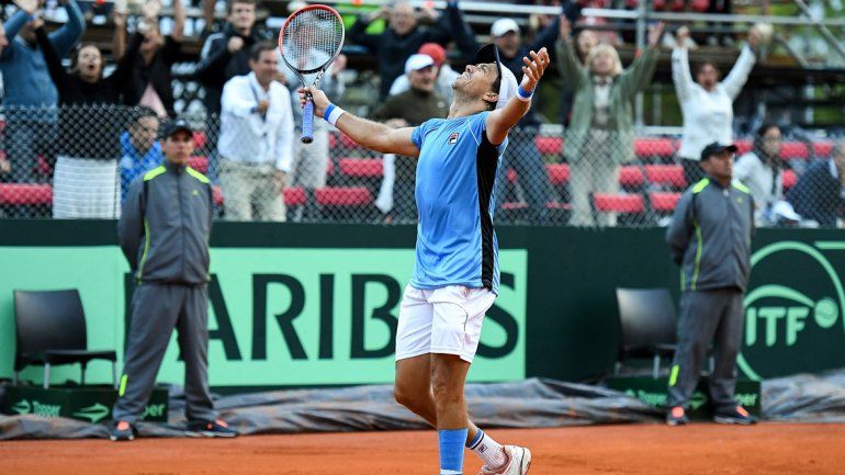 Berlocq derrotó a Lorenzi e igualó la serie de la Copa Davis