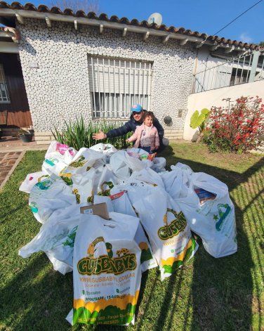 Día de la Niñez: el generoso gesto de Gaby Arias con un merendero