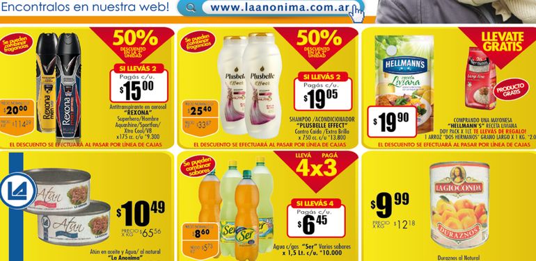 La Anónima promocionaba estos productos para el Día del Padre, en 2013. La Anónima promocionaba estos productos para el Día del Padre, en 2013.