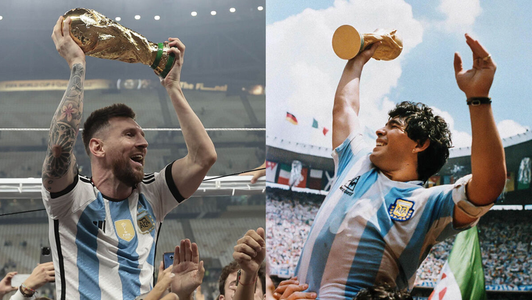 Maradona, Messi como adjetivos