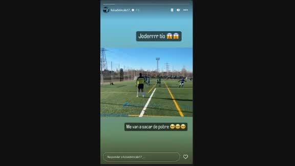 Luis Fabiano, le hijo de Luis Advíncula. Fuente: Redes Sociales