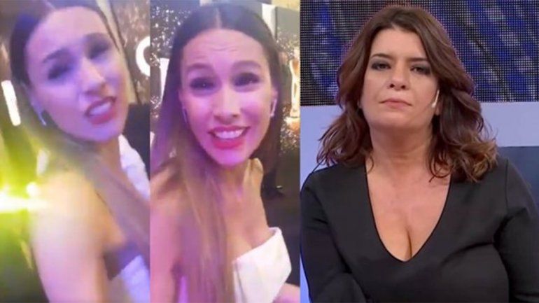 Pampita agredió a una panelista de Los Ángeles de la mañana