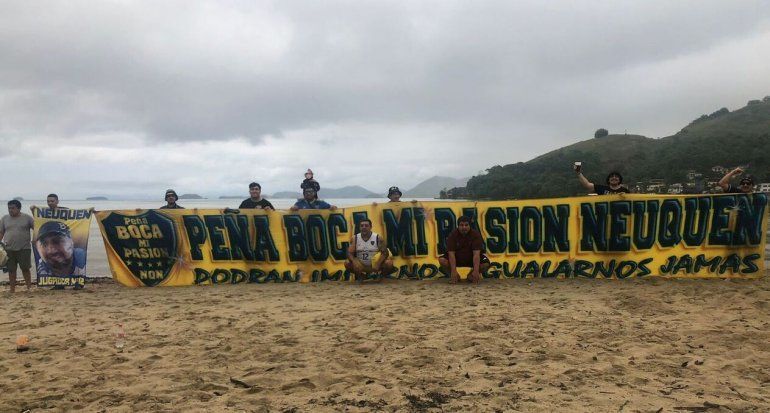 La Peña de Boca de Neuquén aseguró que vivieron una emboscada.