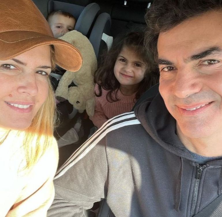 La familia a pleno, paseando por Montevideo. La familia a pleno, paseando por Montevideo.