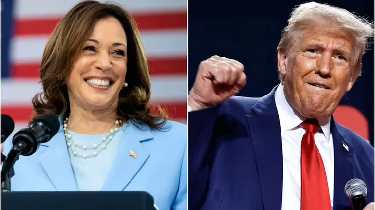 Kamala Harris y Donald Trump en una campaña muy dura por la presidencia